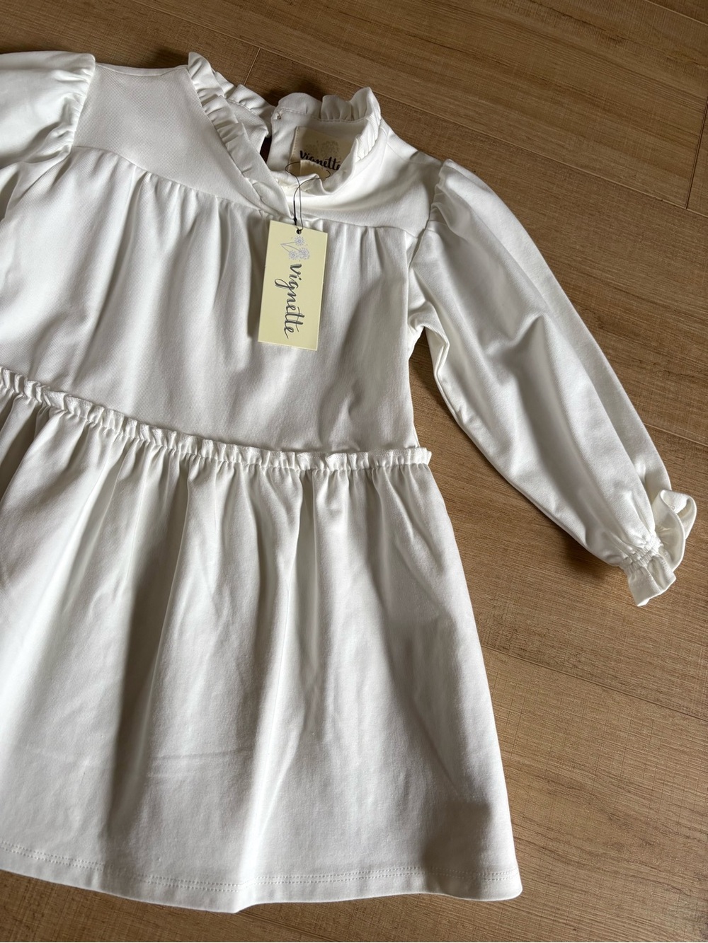 NWT Vignette 2Y Hunter Dress in Cream Ecru Toddler Girls - Picture 2 of 7